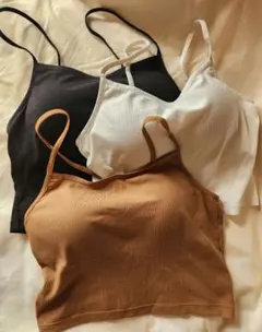 GU 2WAYクロップドキャミソール L3枚