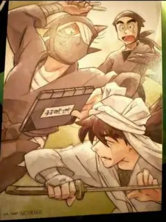 映画　忍たま　入場者プレゼント第三弾　描きおろしイラストカード（A6サイズ）