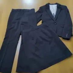 美品！ストライプ スカート パンツ セットアップ 9YR　3点セット