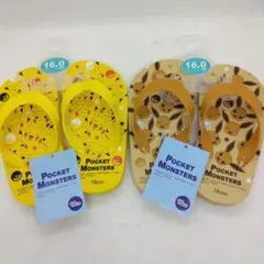 포켓몬스터 피카츄 이브이 비치 샌들 16cm