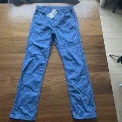 H&M 青 チノパン?薄手 未使用品130cm