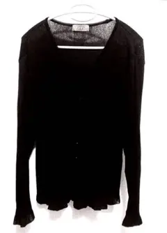 Poel ブラック カーディガン 長袖