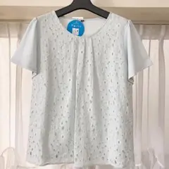 【新品】UVカット、涼しい素材☆花柄レース☆袖フリルで腕細見え☆全4色ご用意！