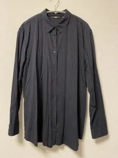 UNIQLO XL 長袖ストライプシャツ