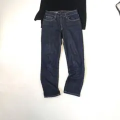 【無印良品/Muji】ボーイフィットストレッチデニム☆ジーンズ『24（61㎝）』