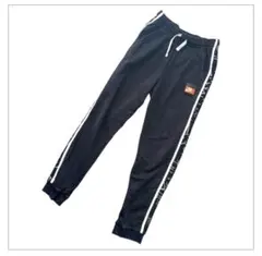 【ナイキ】スウェットパンツ 160 ジュニア キッズ 長ズボン 黒 ロゴ