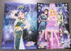 アイカツ 霧矢あおい C賞 クリアポスター & ステッカーセット - メルカリ