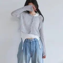 searoomlyn カーディガン　ライトグレー