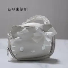 HELLO KITTY × BRILMY ミニコスメポーチ　ホワイト
