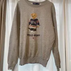 【値下げ中】ポロスポーツトレーナー・スウェットラルフローレン　カナダ　ポロベア