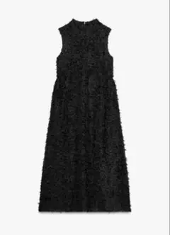ZARA ザラ　フリンジ付きミディ丈ワンピース