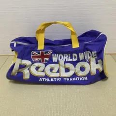 リーボック　Reebok ボストンバッグ　紫　黄色