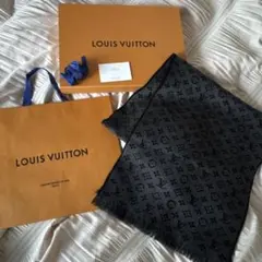新品箱袋付❗️LVロゴマフラー✨ヴィトンマフラー❗️ヴィトン　マフラー　メンズ 新品箱袋付❗️LVロゴマフラー✨ヴィトンマフラー❗️ヴィトン