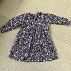 petit main 花柄 ワンピース 100cm 長袖