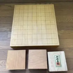 最高級 2寸】本榧 19路碁盤 太刀盛り・本蝋仕上げ 卓上盤（裏面 