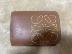 LOEWE 三つ折り財布 トライフォールド ウォレット 難あり