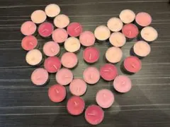 ピンク系 ティーライトキャンドル 約35個