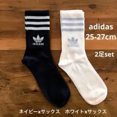 ◇新品 adidas アディダス ミッドクルーソック 25-27cm 2足set