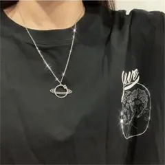 ネックレス シルバー チェーン 惑星 宇宙 planet 女性 #C632-1