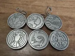仮面ライダーオーズ ダイキャスト製コアメダルスイング 7枚セット