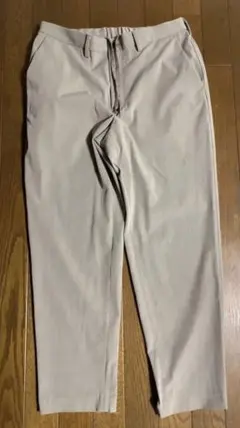 GU ストレッチイージーアンクルパンツ　L ベージュ