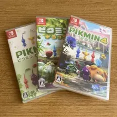 k*h様 Switch ピクミン3枚セット