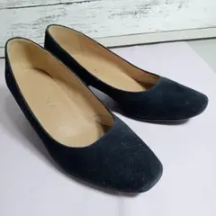 DIANA WELL FIT パンプス 23cm スエード ブラックのサムネイル