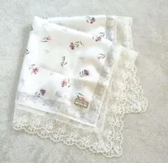 新品・未使用　ニナ・リッチ レースハンカチ 匿名配送　即日発送