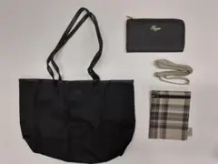 雑誌記事　ハリスのトートバック、ポシェット、長財布の　3点