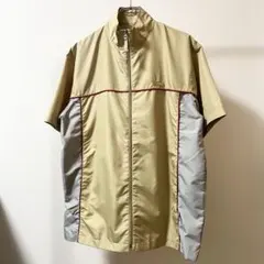 00’s VANS 半袖ジップアップシャツ 2トーン 切り替えのサムネイル