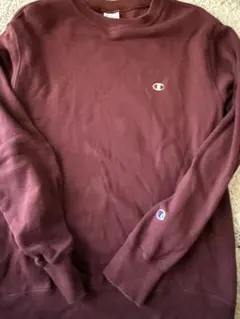 Champion バーガンディ クルーネック トレーナー