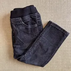 コーデュロイ　長ズボン 90 ブラック　未使用　子ども