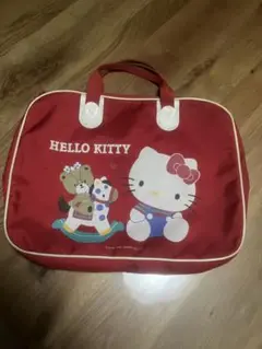 (美品激レア)昭和レトロキティちゃんレッスンバッグ