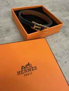希少! エルメス 新品 プティアッシュ シルクブレスレット ドゥブル