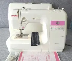 ジャノメ電子ミシン D-1134 フットコントローラー＆ワイドテーブル付 