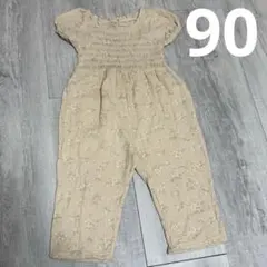 tete a tete テータテート 小花柄 オールインワン90cm ママコラボ