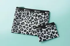 【新品未使用】eclat 4月号付録　LeSportsac レオパード柄ポーチ