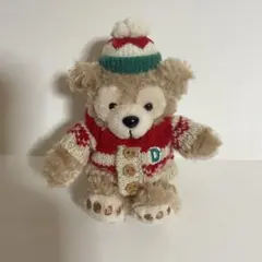 ダッフィー ぬいぐるみストラップ クリスマス 2015限定 東京ディズニーシー