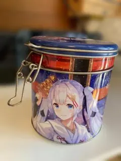 雪ミク 2018 初音ミク キャニスター缶　中古