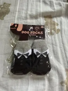 リングドック　犬用靴下 Lサイズ 4足セット タキシード風 滑り止め付き 未使用のサムネイル