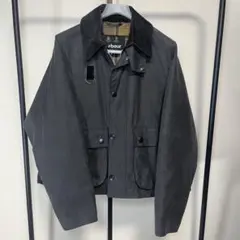 バブアー BLYTH ブライス ワックスコットン グレー M SPEY スペイのサムネイル