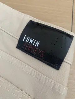 エドウィンベージュメンズストレッチストレートカジュアルパンツ