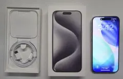 [訳あり] iPhone15Pro 256GB ホワイトチタニウム 本体