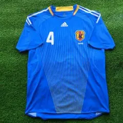 adidasアディダス 日本代表 08（H）ゲームシャツ 実使用 支給品 - メルカリ