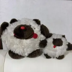 80年代 ビンテージ バンダイ プチアムール イヌ 犬 ぬいぐるみ 昭和