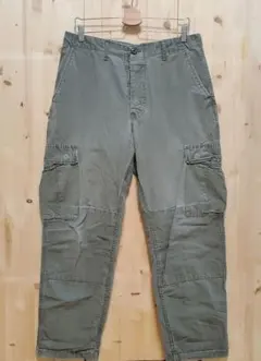 送料無料 USED ミリタリーカーゴパンツ ヴィンテージ希少複数ポケット付き