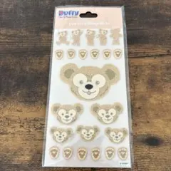 ダッフィー シール　もこもこ　ディズニーシー