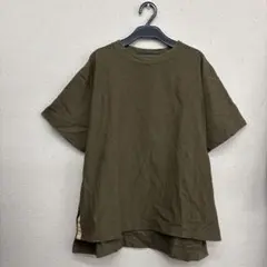 HALT ル・シャンテ サイドラインデザイン 半袖カットソー オーバーサイズ