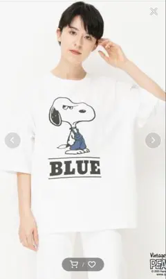 【JOHNBULL】PEANUTS Tシャツ（DENIM SNOOPY） S
