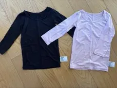 UNIQLO HEATTECH 長袖シャツ 90cm 2枚セット